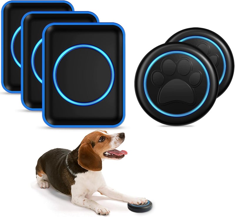 Full House Dog Doorbell for Potty Training, Wireless Pet Doggie Door Bell Training to Go Outside, Waterproof Touch Button, Over 1000 feet Range - Image 1